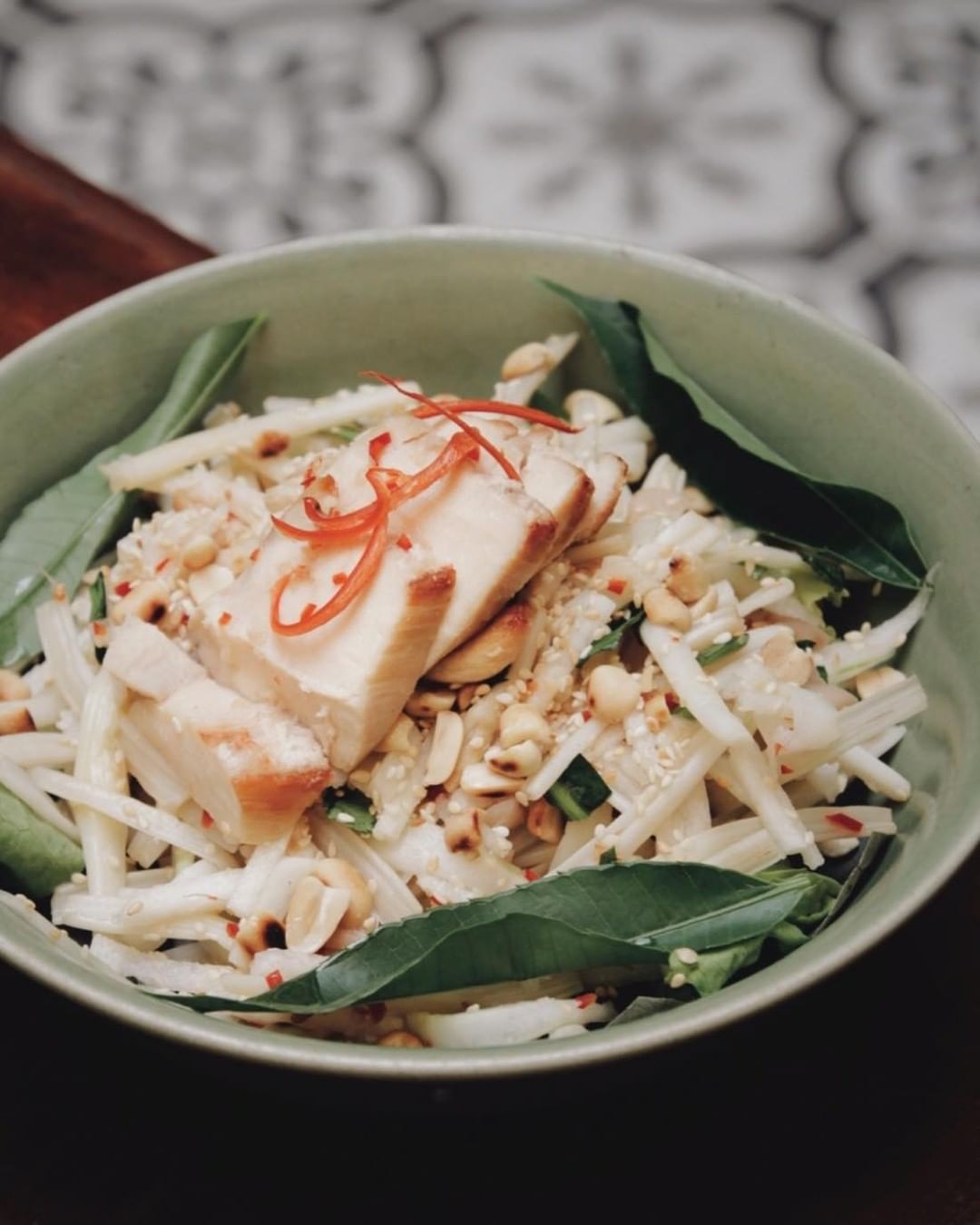 ?GỎI CỦ ĐẬU LƯỜN GÀ NGÓ SEN